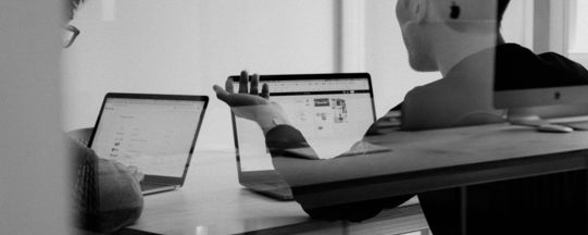 man using MacBook